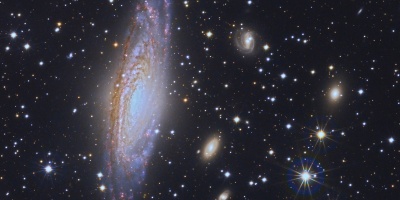 Image of the galaxy NGC7331 observed with J-PLUS. Credit: CEFCA
